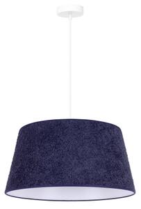 Duolla - Lampadario a sospensione con filo BOUCLE 1xE27/15W/230V diametro 50 cm blu