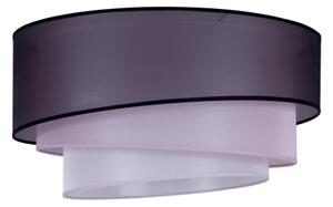 Duolla - Plafoniera TRIO 1xE27/15W/230V diametro 45 cm nero/rosa/argento