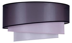 Duolla - Plafoniera TRIO 1xE27/15W/230V diametro 45 cm nero/rosa/argento