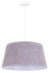 Duolla - Lampadario a sospensione con filo BOUCLE 1xE27/15W/230V diametro 50 cm grigio