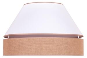 Duolla - Plafoniera AVIGNON 1xE27/15W/230V diametro 50 cm bianco/marrone