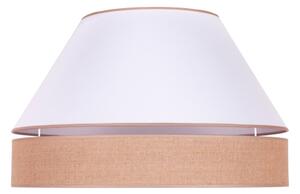 Duolla - Plafoniera AVIGNON 3xE27/15W/230V diametro 60 cm bianco/marrone