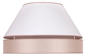 Duolla - Plafoniera AVIGNON 3xE27/15W/230V diametro 60 cm bianco/beige