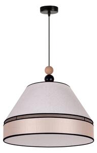 Duolla - Lampadario a sospensione con filo AVIGNON 1xE27/15W/230V diametro 50 cm beige