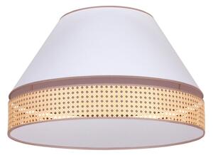 Duolla - Plafoniera AVIGNON 3xE27/15W/230V diametro 60 cm bianco/rattan