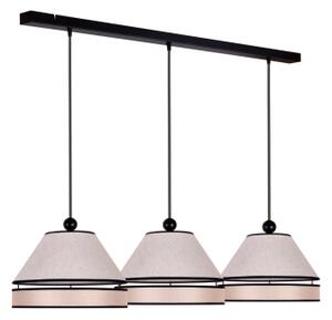 Duolla - Lampadario a sospensione con filo AVIGNON 3xE27/15W/230V beige