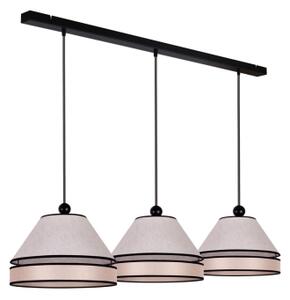 Duolla - Lampadario a sospensione con filo AVIGNON 3xE27/15W/230V beige