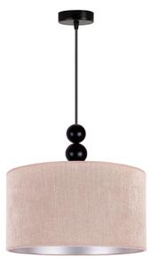 Duolla - Lampadario a sospensione con filo LYON 1xE27/15W/230V diametro 40 cm beige