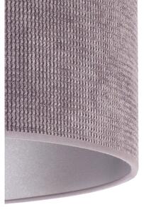 Duolla - Lampadario a sospensione con filo LYON 1xE27/15W/230V diametro 40 cm grigio