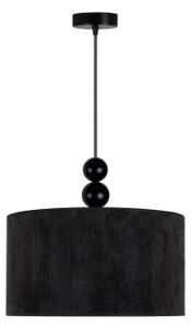 Duolla - Lampadario a sospensione con filo LYON 1xE27/15W/230V diametro 40 cm nero
