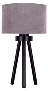 Duolla - Lampada da tavolo LYON 1xE27/15W/230V diametro 30 cm grigio