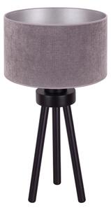 Duolla - Lampada da tavolo LYON 1xE27/15W/230V diametro 30 cm grigio