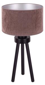 Duolla - Lampada da tavolo LYON 1xE27/15W/230V diametro 30 cm marrone