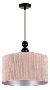 Duolla - Lampadario a sospensione con filo LYON 1xE27/15W/230V diametro 40 cm beige