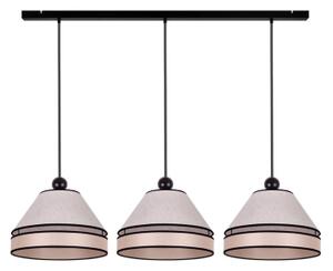 Duolla - Lampadario a sospensione con filo AVIGNON 3xE27/15W/230V beige