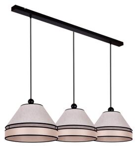 Duolla - Lampadario a sospensione con filo AVIGNON 3xE27/15W/230V beige
