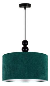 Duolla - Lampadario a sospensione con filo LYON 1xE27/15W/230V diametro 40 cm verde