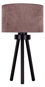 Duolla - Lampada da tavolo LYON 1xE27/15W/230V diametro 30 cm marrone
