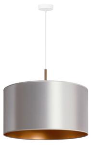 Duolla - Lampadario a sospensione con filo CANNES 1xE27/15W/230V diametro 45 cm argento/rame