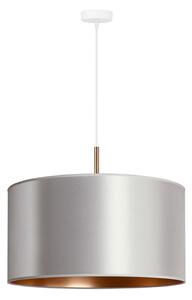 Duolla - Lampadario a sospensione con filo CANNES 1xE27/15W/230V diametro 45 cm argento/rame