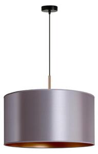 Duolla - Lampadario a sospensione con filo CANNES 1xE27/15W/230V diametro 45 cm argento/rame