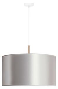Duolla - Lampadario a sospensione con filo CANNES 1xE27/15W/230V diametro 45 cm argento/rame