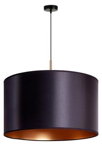 Duolla - Lampadario a sospensione con filo CANNES 1xE27/15W/230V diametro 50 cm nero/rame