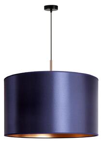 Duolla - Lampadario a sospensione con filo CANNES 1xE27/15W/230V diametro 50 cm blu/rame