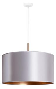 Duolla - Lampadario a sospensione con filo CANNES 1xE27/15W/230V diametro 45 cm argento/rame