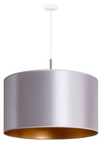 Duolla - Lampadario a sospensione con filo CANNES 1xE27/15W/230V diametro 50 cm argento/rame