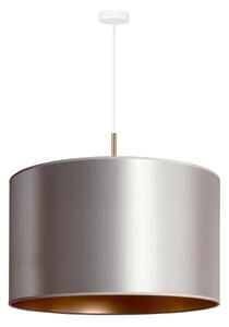Duolla - Lampadario a sospensione con filo CANNES 1xE27/15W/230V diametro 50 cm argento/rame