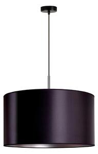 Duolla - Lampadario a sospensione con filo CANNES 1xE27/15W/230V diametro 45 cm nero/argento