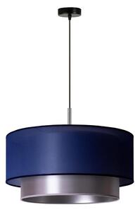 Duolla - Lampadario a sospensione con filo NANTES 1xE27/15W/230V diametro 45 cm blu/argento