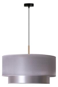 Duolla - Lampadario a sospensione con filo NANTES 1xE27/15W/230V diametro 45 cm argento/rame