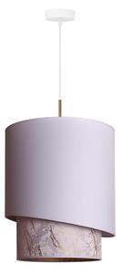 Duolla - Lampadario a sospensione con filo PARIGI 1xE27/15W/230V diametro 40 cm bianco/beige