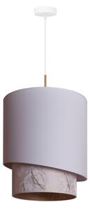 Duolla - Lampadario a sospensione con filo PARIGI 1xE27/15W/230V diametro 40 cm bianco/beige