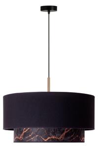 Duolla - Lampadario a sospensione con filo NANTES 1xE27/15W/230V diametro 45 cm nero/rame