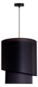 Duolla - Lampadario a sospensione con filo PARIGI 1xE27/15W/230V diametro 40 cm nero/oro
