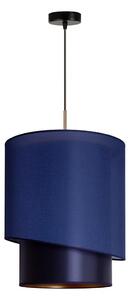 Duolla - Lampadario a sospensione con filo PARIGI 1xE27/15W/230V diametro 40 cm blu/oro