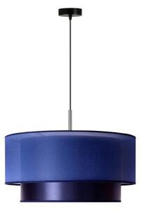 Duolla - Lampadario a sospensione con filo NANTES 1xE27/15W/230V diametro 45 cm blu/argento