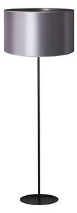 Duolla - Lampada con piedistallo CANNES 1xE27/15W/230V diametro 45 cm argento/nero
