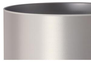 Duolla - Lampada da tavolo CANNES 1xE14/15W/230V diametro 20 cm argento/bianco