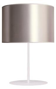 Duolla - Lampada da tavolo CANNES 1xE14/15W/230V diametro 20 cm argento/rame/bianco