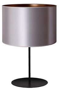 Duolla - Lampada da tavolo CANNES 1xE14/15W/230V diametro 20 cm argento/rame/nero