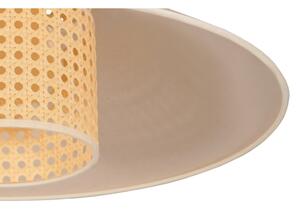 Duolla - Lampadario a sospensione con filo RIO RATTAN 1xE27/15W/230V diametro 45 cm beige/rattan