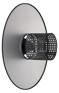 Duolla - Applique TOKYO RATTAN 1xE27/15W/230V diametro 50 cm argento/nero