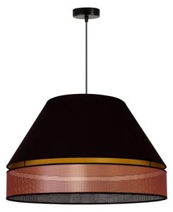Duolla - Lampadario a sospensione con filo COPPER SHINY 1xE27/15W/230V diametro 60 cm nero/rame