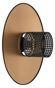 Duolla - Applique TOKYO RATTAN 1xE27/15W/230V diametro 50 cm oro/nero
