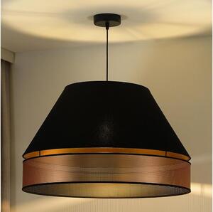 Duolla - Lampadario a sospensione con filo COPPER SHINY 1xE27/15W/230V diametro 60 cm nero/rame