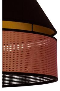 Duolla - Lampadario a plafone COPPER SHINY 1xE27/15W/230V diametro 60 cm nero/rame